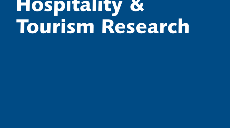 Portada de la revista Journal of Hospitality & Tourism Research.