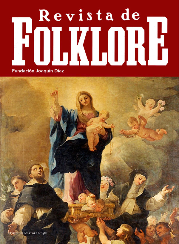 Portada de Revista de Folklore, número 487.