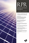 Portada de Review of Policy Research; volumen 38, número 1.